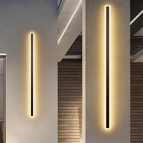 applique murale led minimaliste en aluminium pour éclairage