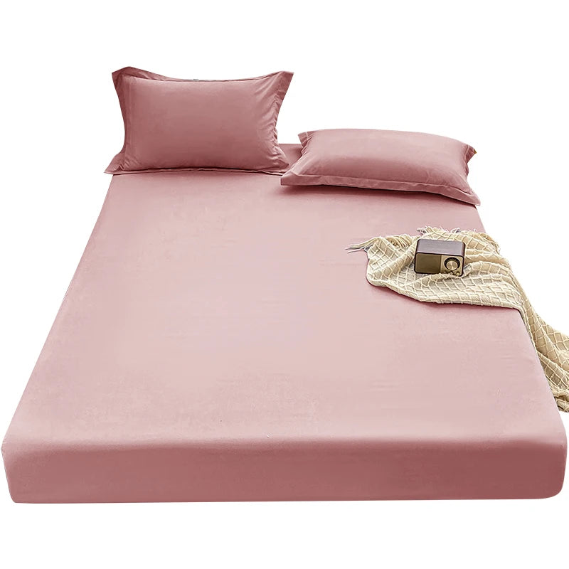 Premium Solid Color Brushed Fitted Sheet,Ultra-Soft Sateen Weave for Cozy Nights - Hypoallergenic and Easy Care Bedding - vue 10 sur 13
