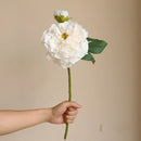 Artificial silk peony plant for interior decoration realistic flowers