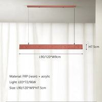 Nordic minimalist wabi sabi LED pendant light for bar or restaurant