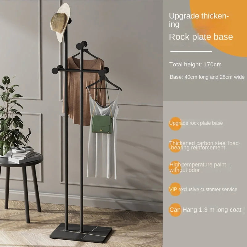 minimalist metal coat rack for practical storage