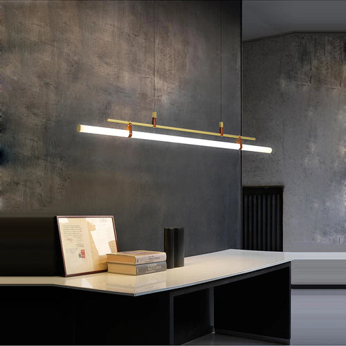 lustre minimaliste à led tendance pour éclairage moderne - vue 6 sur 10