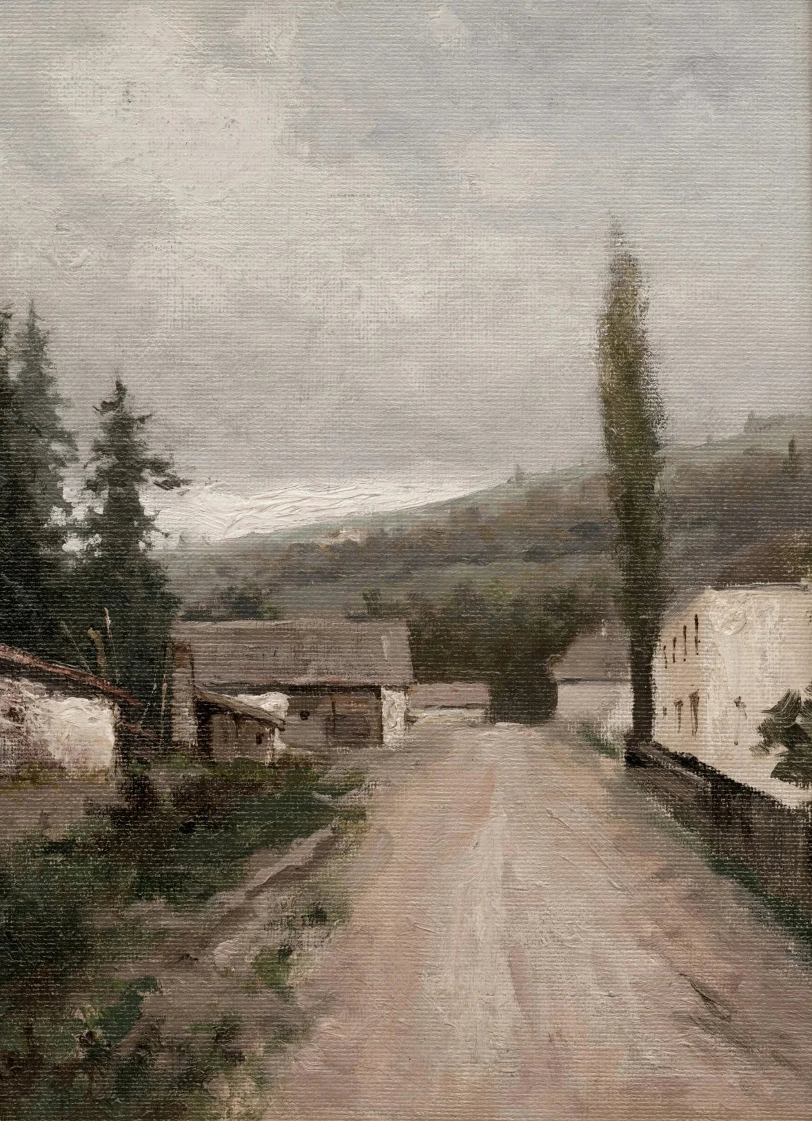 peinture vintage de campagne printanière avec fleurs sauvages