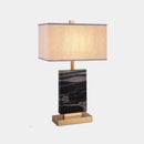 lampe à poser rétro en tissu marbré pour décoration intérieure