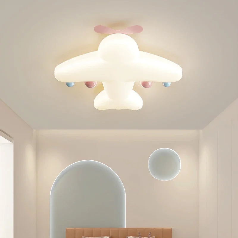 plafonnier led avion en forme de cœur design nordique protection des yeux - vue 6 sur 8
