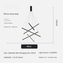Modern Simple Design LED Ceiling Light, Penthouse Lobby Duplex Corridor Hotel Lobby Living Room Ceiling Decoration Chandelier