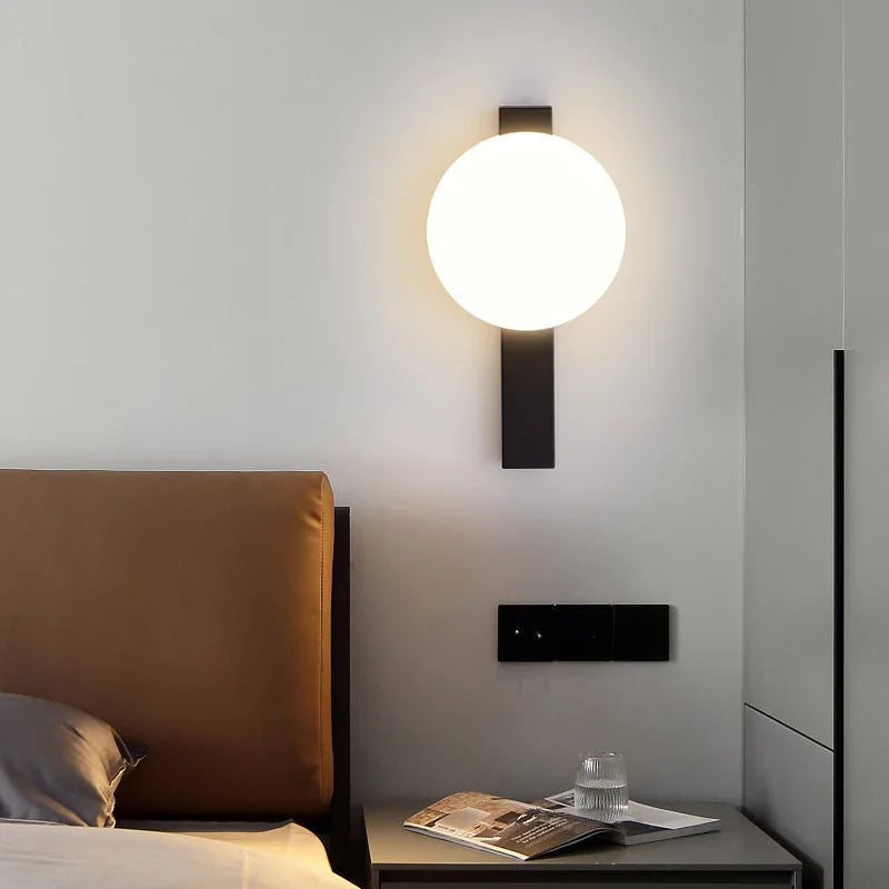 applique murale led moderne design pour lecture et protection des yeux - vue 3 sur 14
