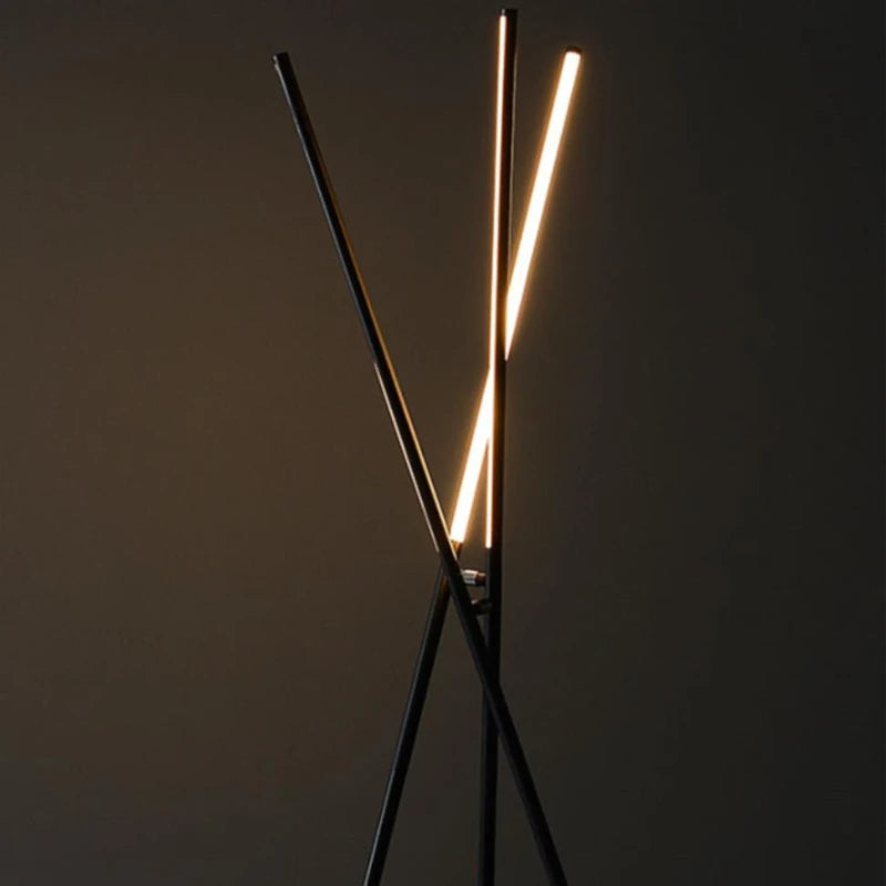 Lampadaire LED minimaliste et créatif en aluminium - vue 6 sur 8