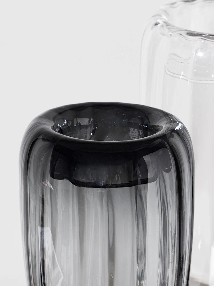 vase en verre pour arrangement floral et décoration élégante - vue 6 sur 10
