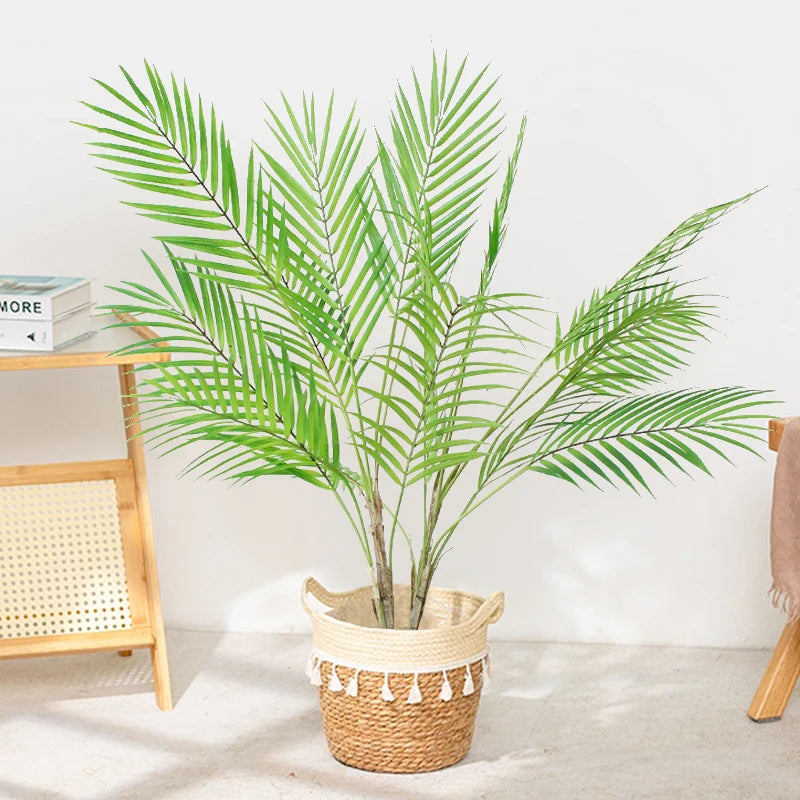 palmier artificiel monstera et fougère pour décoration intérieure extérieure - vue 4 sur 10