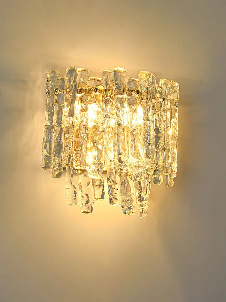 applique murale moderne vintage en cristal pour intérieur design - vue 4 sur 6