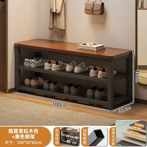 Long Stool, Long Stool, Shoe Change Stool At The Door of The Home, Can Sit in The Gym, Lounge Area, Long Bench, Bathroom - vue 7 sur 11