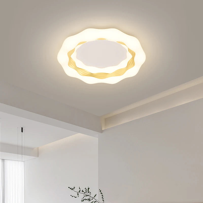 Modern Nordic minimalist LED ceiling light new collection 2022 - vue 3 sur 14