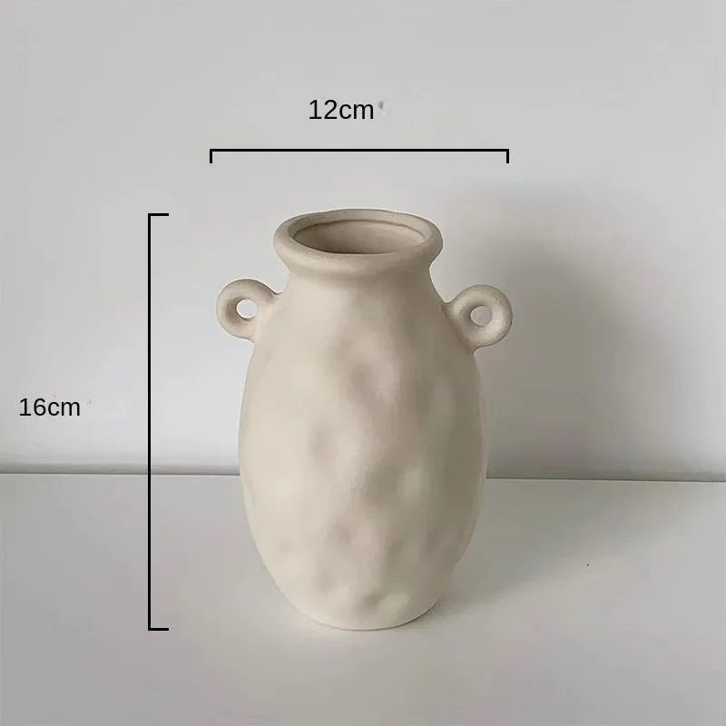 vase en céramique moderne pour fleurs séchées décoration intérieure - vue 9 sur 16