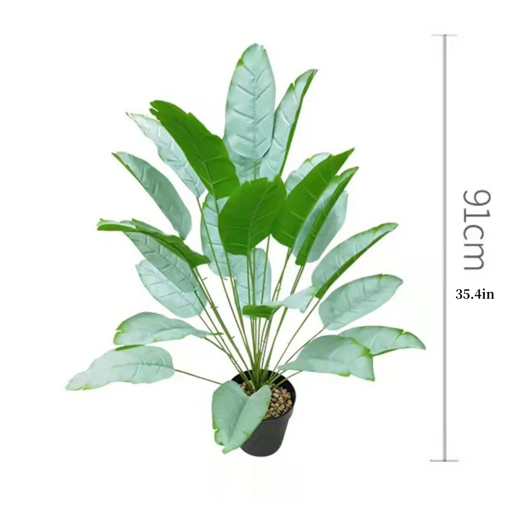 plante artificielle palmier plantain pour décoration intérieure et extérieure - vue 15 sur 27