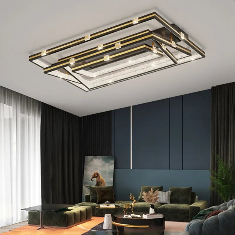 LED salon plafonnier moderne Intelligent chambre étude Restaurant lustre originalité intérieur décorer Luminaires - vue 2 sur 14