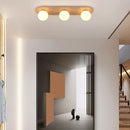 plafonnier moderne imitation bois pour espaces variés et design élégant