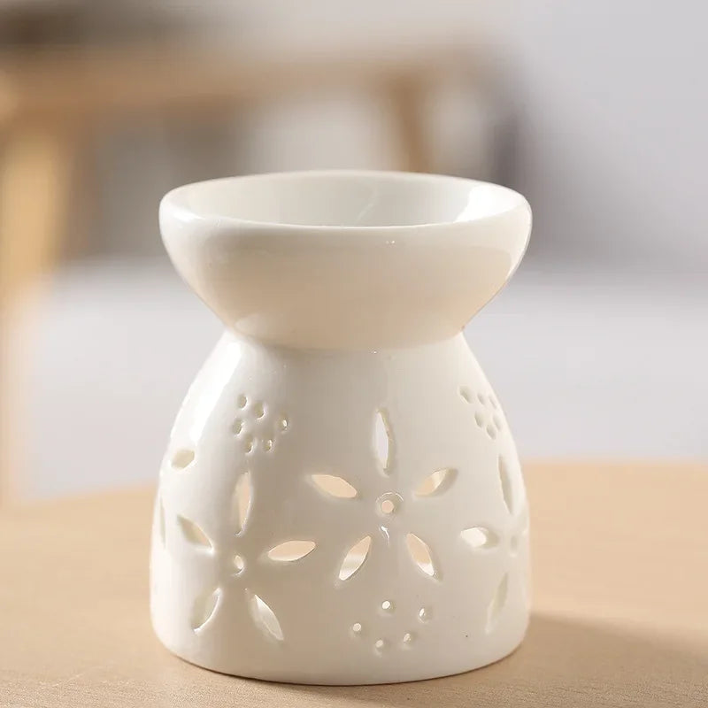 bougeoir en céramique pour bougie parfumée décoration intérieure élégante - vue 9 sur 9