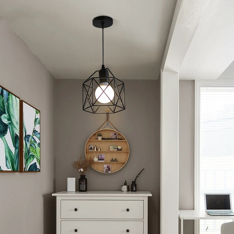 suspension moderne en fer pour décoration intérieure élégante - vue 6 sur 6