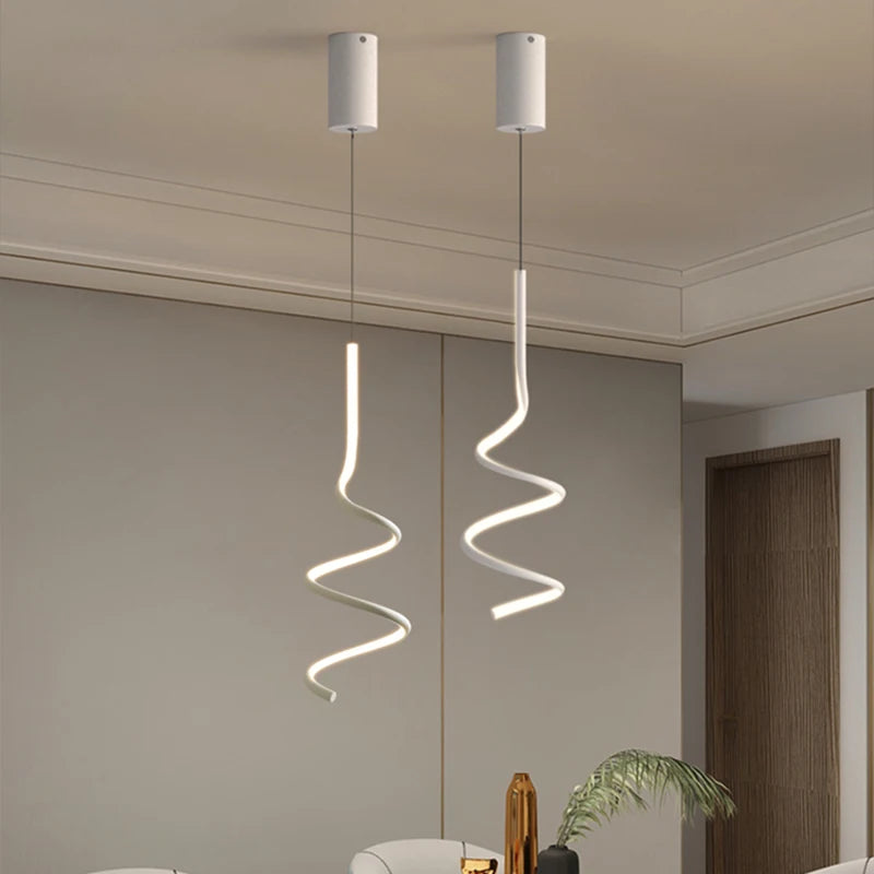 Petite lampe suspendue moderne et Simple pour chambre à coucher
