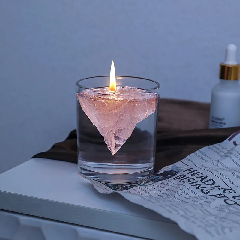 bougie parfumée flottante mont fuji pour aromathérapie et décoration - vue 2 sur 11