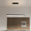 Minimalist Nordic oval chandelier for interior decoration