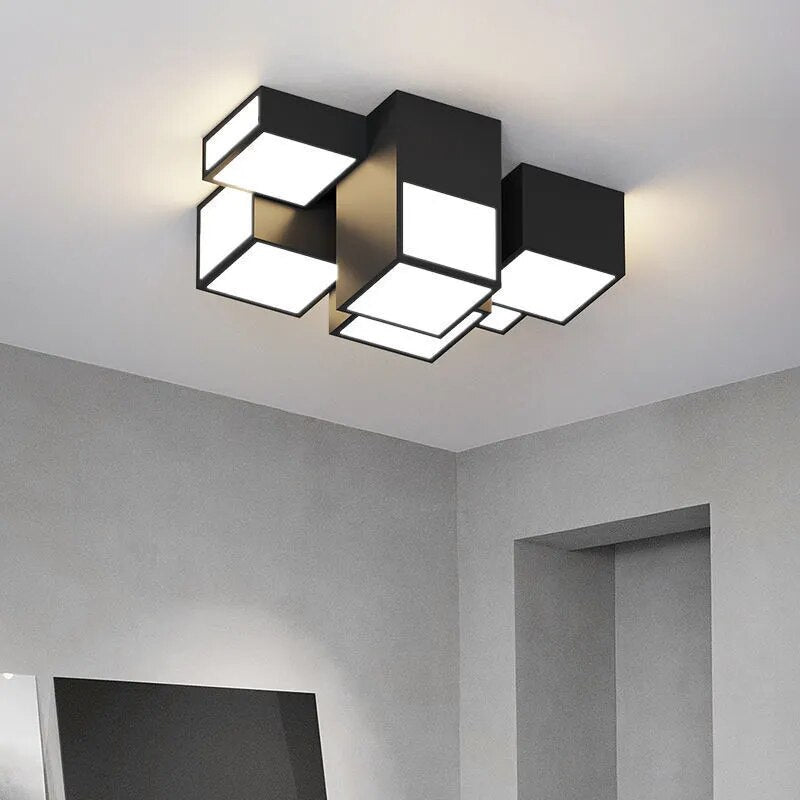 Lustre LED minimaliste intérieur éclairage cuisine - vue 3 sur 14