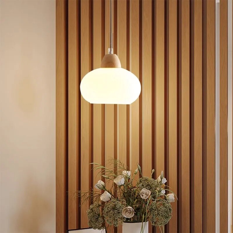 Suspension Nordique LED Bois - vue 3 sur 22