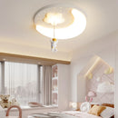Minimalist moon-shaped wall light nordic style