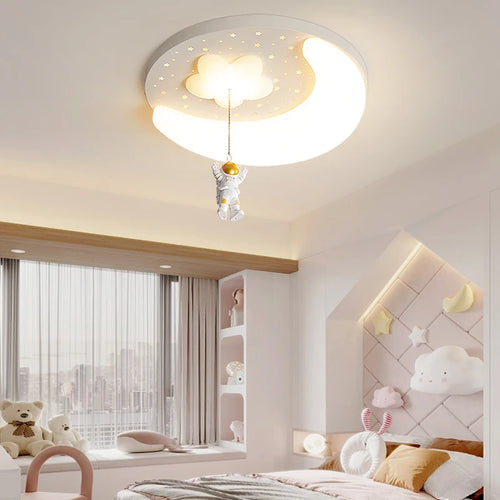 Minimalist moon-shaped wall light nordic style - vue 3 sur 10