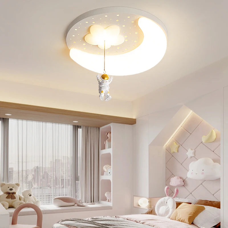 Minimalist moon-shaped wall light nordic style - vue 3 sur 10