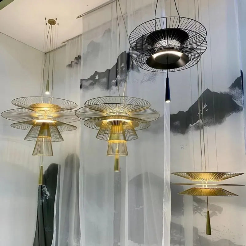 lustre led design nordique pour tables de bar et décoration maison