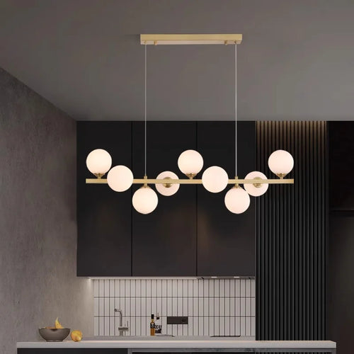 Lustre led suspendues au design moderne - vue 7 sur 18