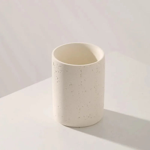 Wabi-Sabi-Electric Toothbrush Holder Set, Bathroom Toothbrush Cup, Vanity Desktop Storage Tray, Home Decoration - vue 11 sur 14