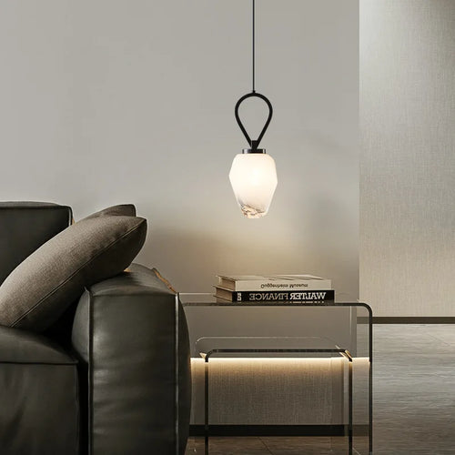 lampe de chevet réglable avec suspension en fil de cuivre