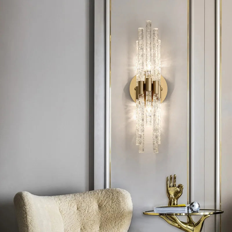 Ampoule led cuivre cristal moderne minimaliste - vue 3 sur 8