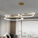 suspension design en acrylique pour décoration moderne de luxe