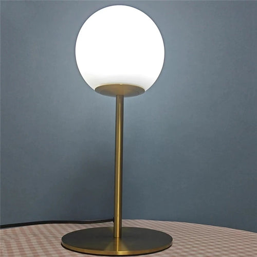 lampe de table moderne créative en verre led nordique