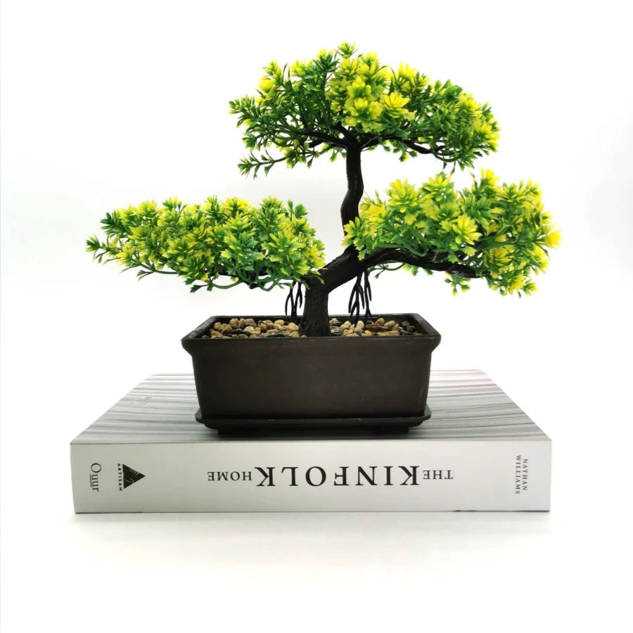 plantes de pin artificielles bonsaï arbre ornemental décoration intérieure - vue 7 sur 7