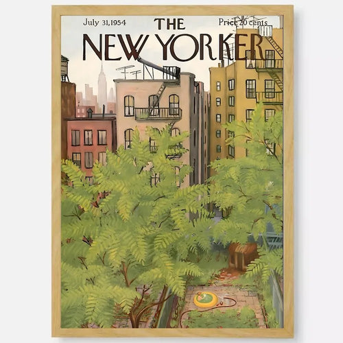 affiche new yorker art mural autocollant étanche décoration esthétique