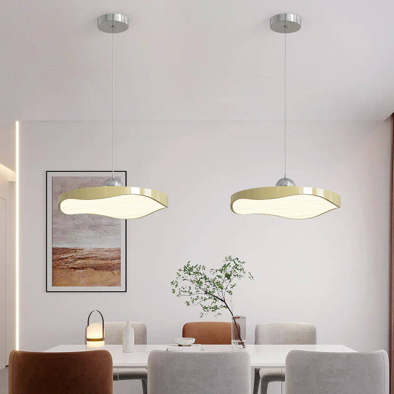 plafonnier led suspendu moderne pour intérieur tendance 2023 - vue 4 sur 11