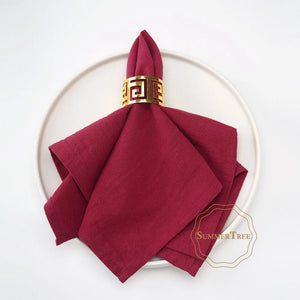 Washable cotton table napkin pastoral style pack of 24