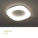 Modern minimalist acrylic eye protection pendant light, living room, bedroom, circular LED indoor lighting