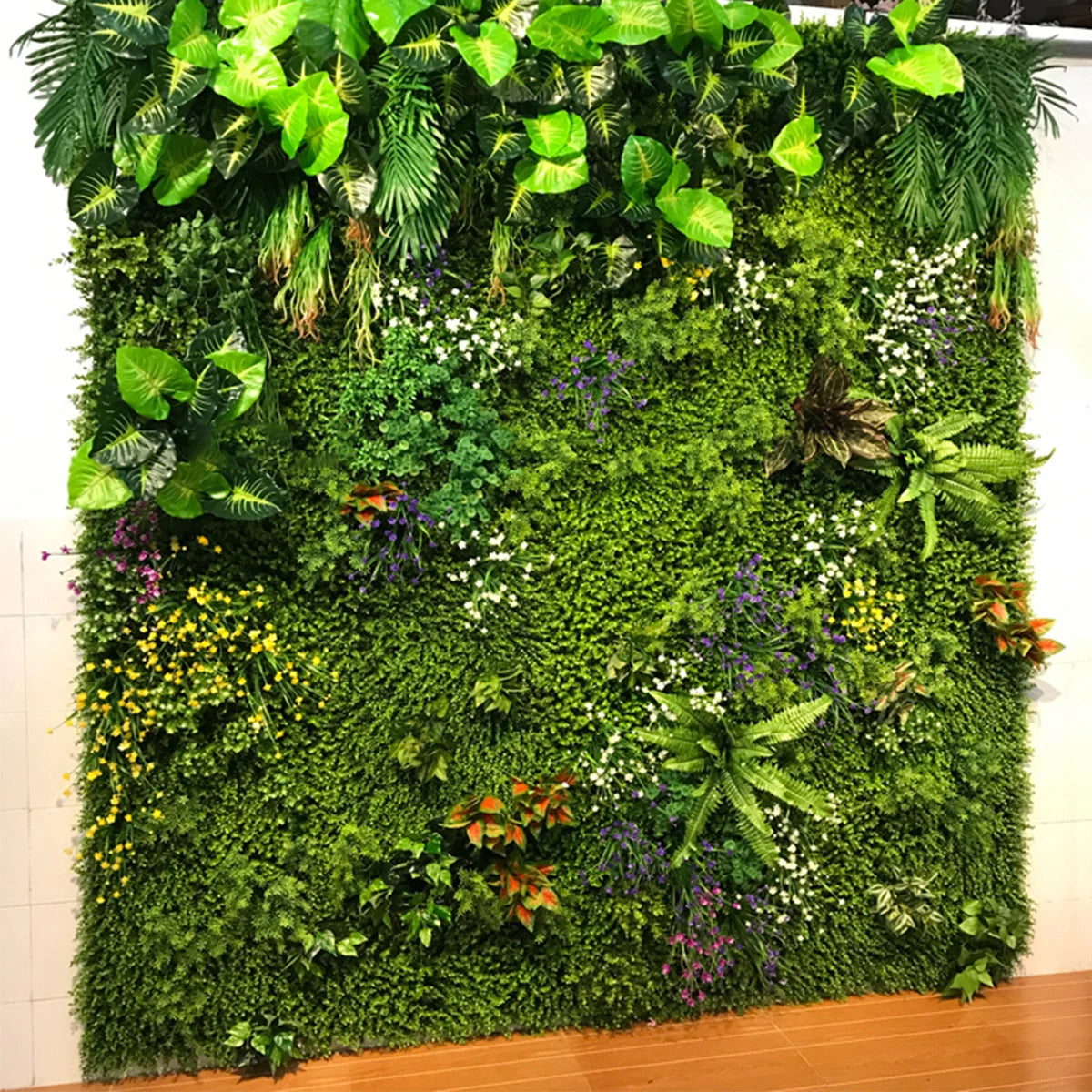 mur végétal artificiel réutilisable pour jardin décoration et protection UV - vue 10 sur 9