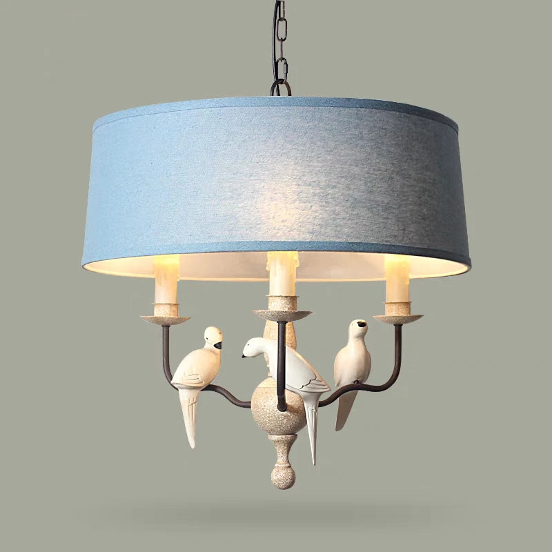 suspension vintage nordique design oiseau pour restaurant café - vue 2 sur 6