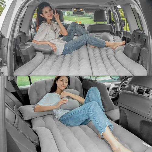 SUV Car Air Mattresses Folding Mattress with Air Pump∙ Inflatable Pillow 175 x 130 x 13CM, Max300KG Inflatable Mattress for Cars - vue 4 sur 6