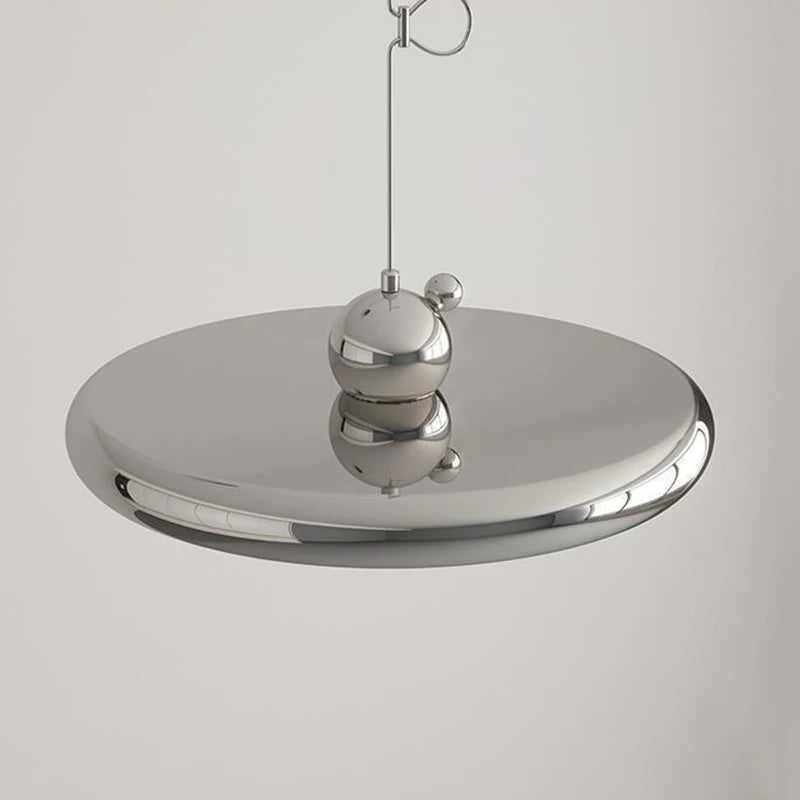 Suspension pliantes rétractables nordiques laiteux jaune argent suspension Restaurant Table à manger bureau lustre lampe 220V - vue 6 sur 10