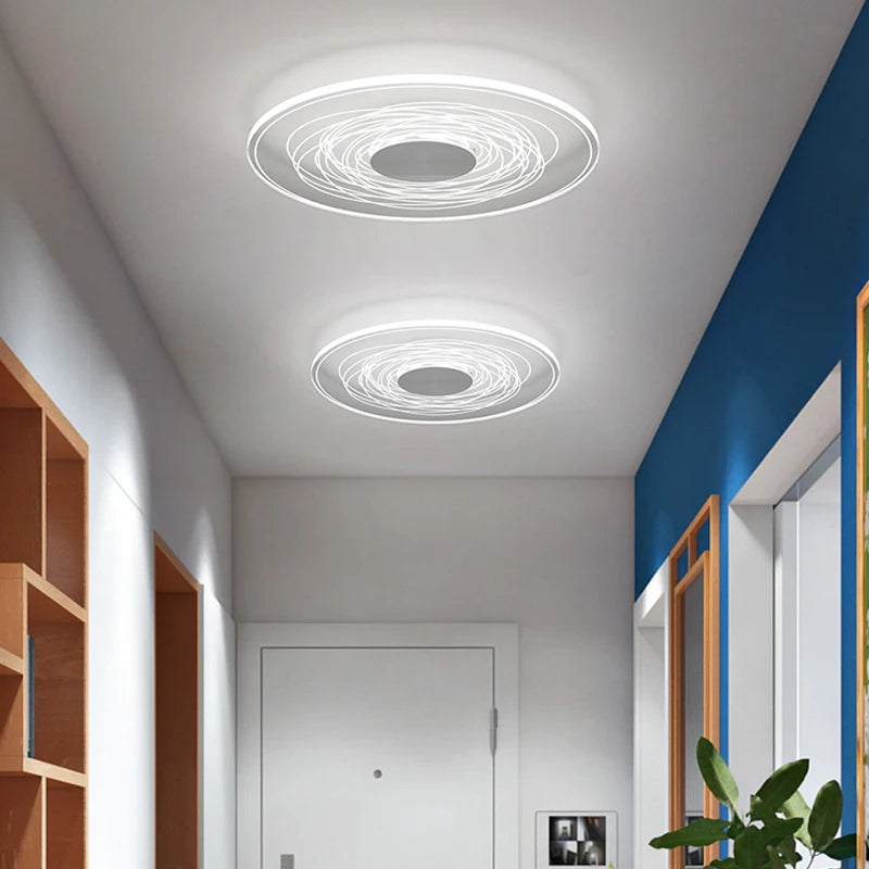 Modern minimalist flower-shaped ceiling light - vue 3 sur 21