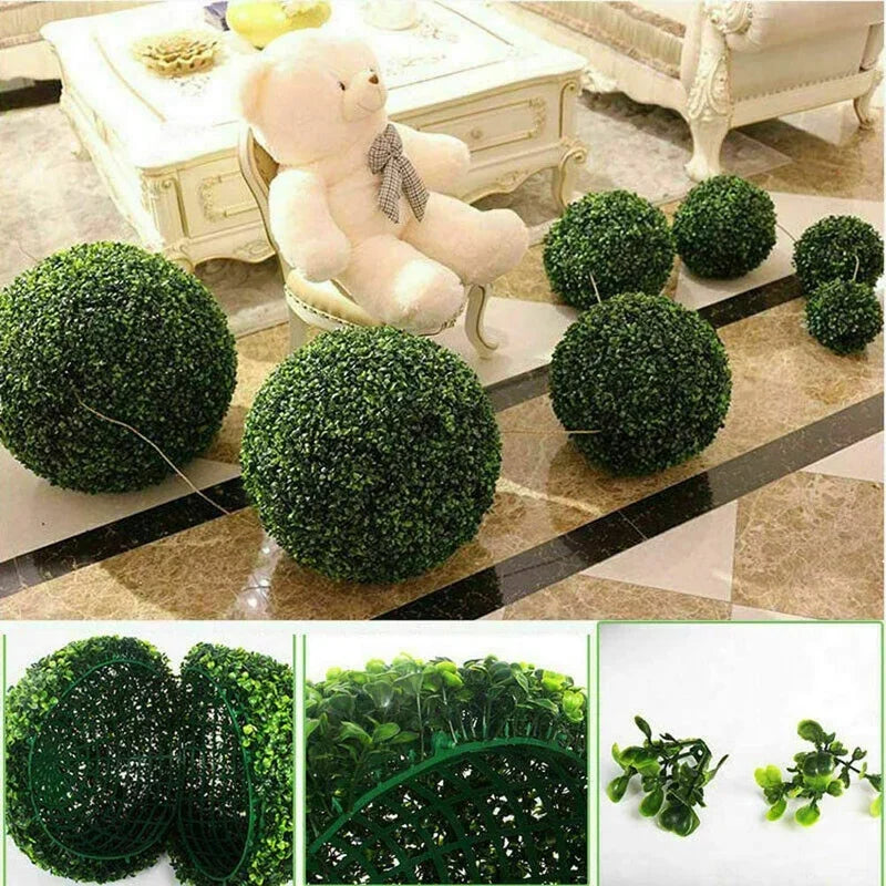 boules de gazon artificiel pour décoration de fêtes et événements - vue 3 sur 18