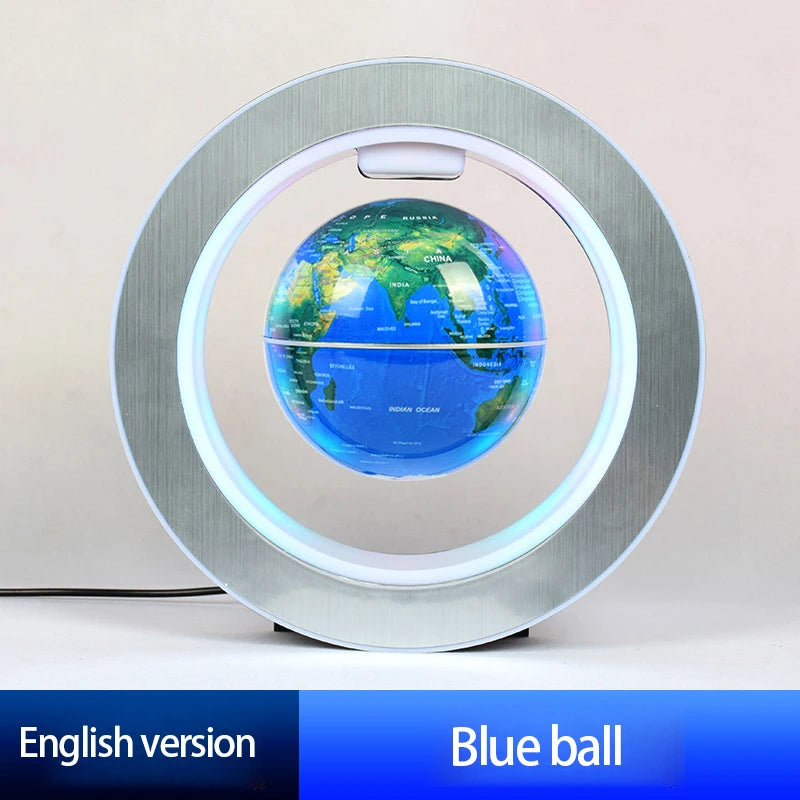Magnetic levitation globe decoration living room black technology novel high-end decorative gifts with hand gifts, - vue 9 sur 13
